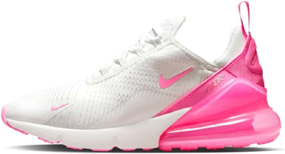 Amazon.com | Nike Air Max 270 - Women's (Summit White/Pink Spell/Summit White) Size 5 | Fashion S... | Amazon (US)