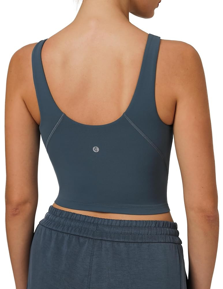 Colorfulkoala Dreamlux Womens Padded Sports Bra High Neck U-Back Yoga Running Workout Athletic Ta... | Amazon (US)