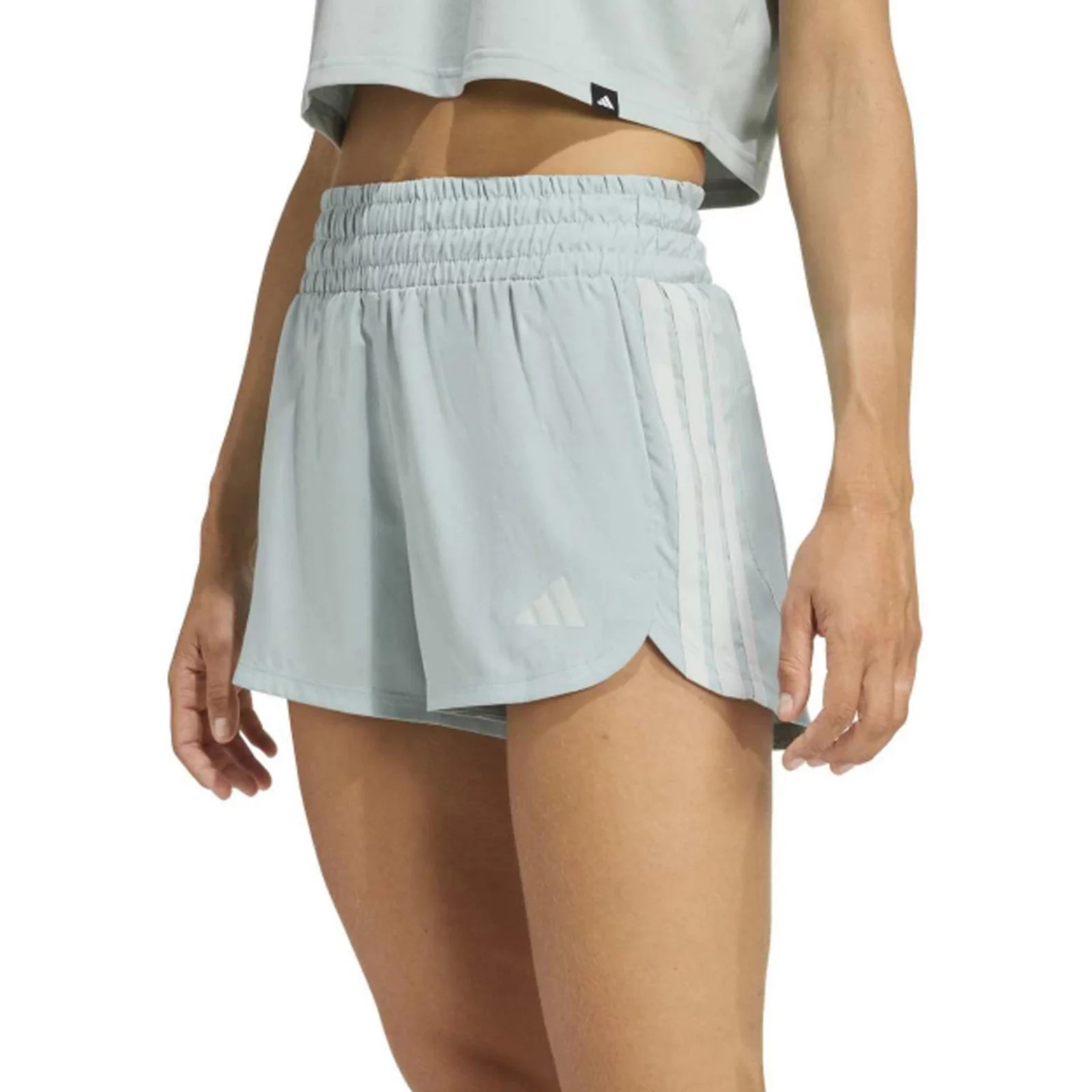 Women's adidas Pacer Workout Woven High Rise Shorts | Kohl's