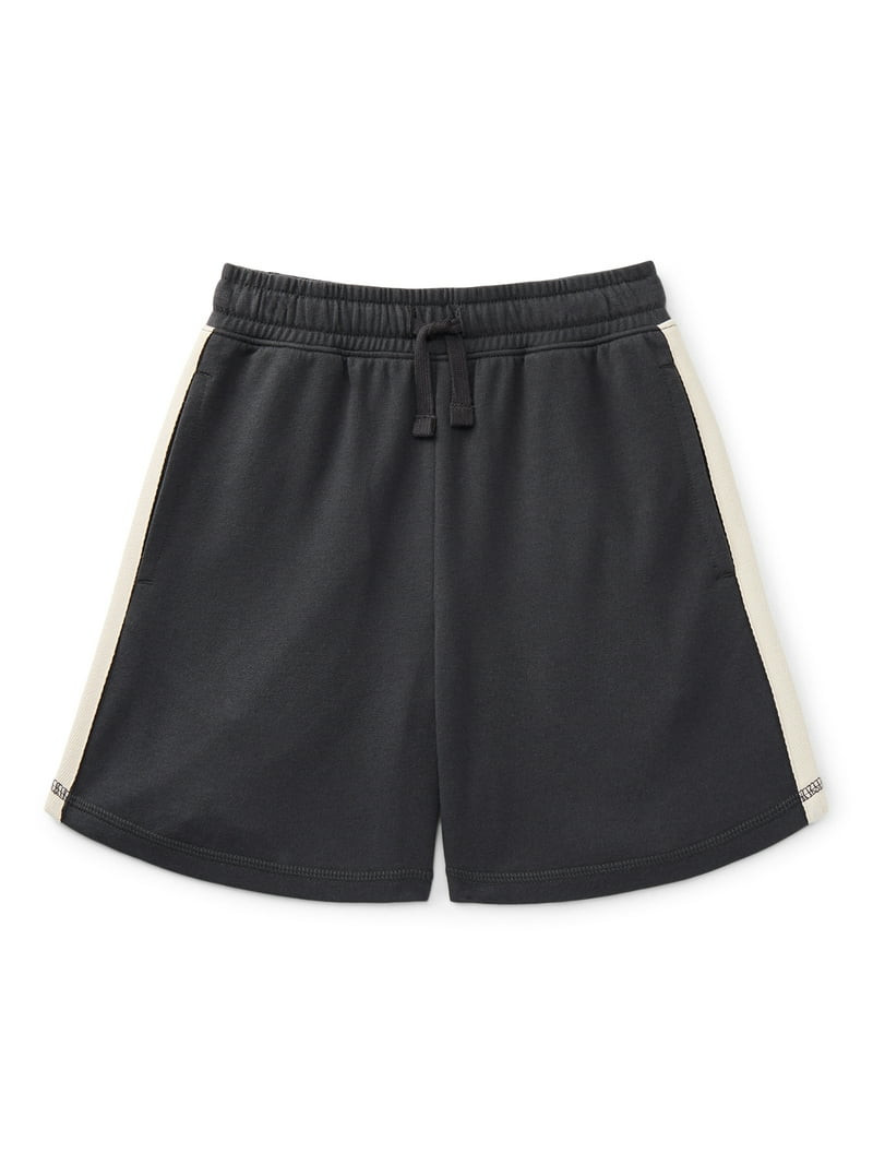 Wonder Nation Little Boys Taped Knit Shorts, Sizes 4-10 | Walmart (US)