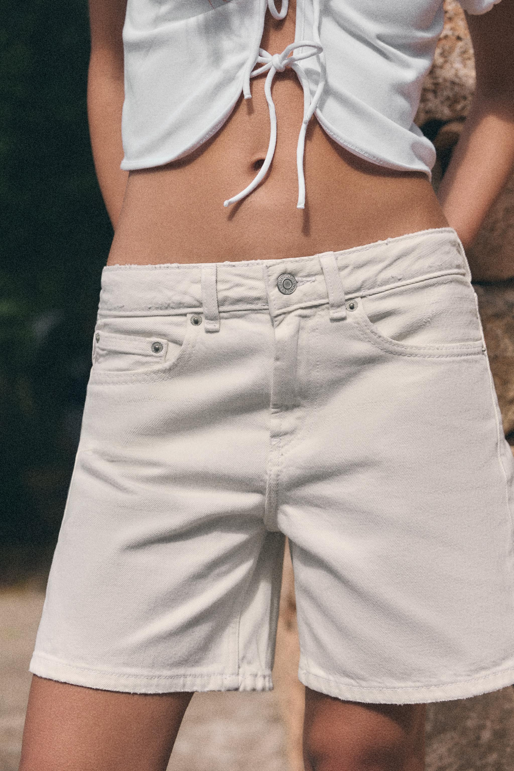 TRF FOLDED WAIST MID-RISE JEANS | Zara US