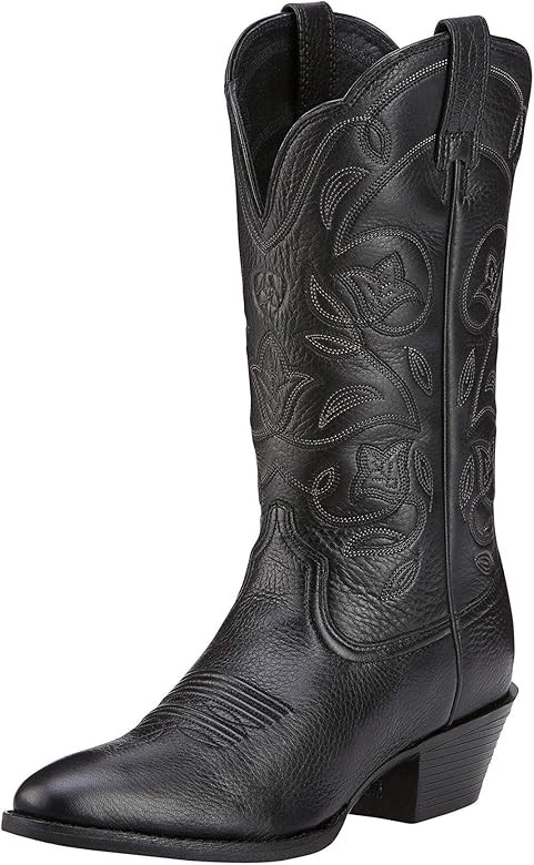 Ariat Women's Heritage R Toe Western Boot | Amazon (US)