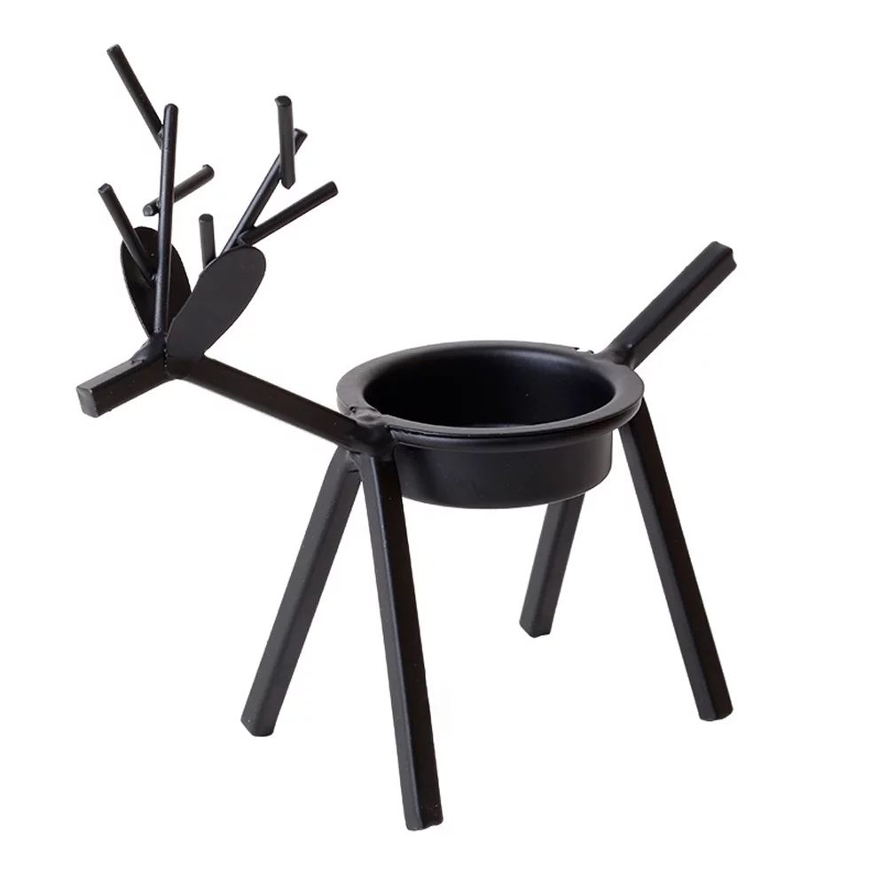 Art Lover Metal Durable Reindeer Candle Holder Home Decoration | Walmart (US)