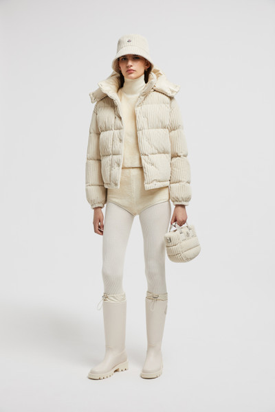 Daos Hooded Corduroy Short Down Jacket | Moncler