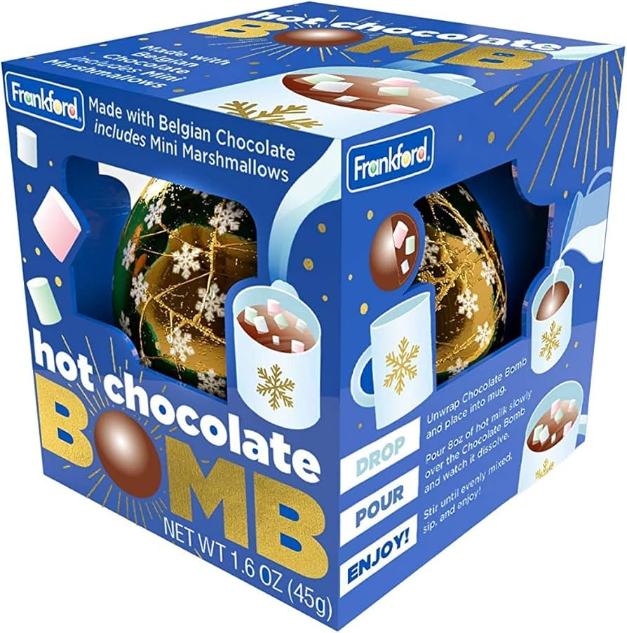 Hot Chocolate Bombs - Gourmet Belgian Hot Cocoa Bombs with Mini Marshmallows (Pack of 2) | Amazon (US)