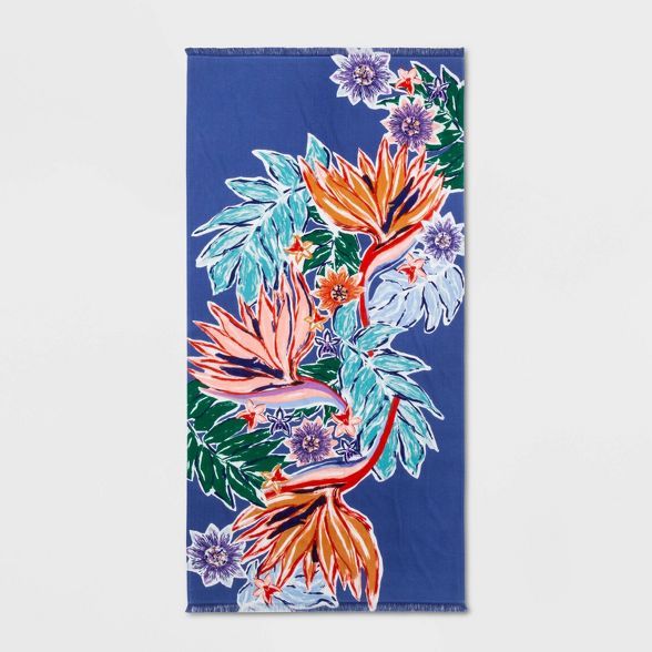 Passion Floral Beach Towel - Opalhouse™ | Target