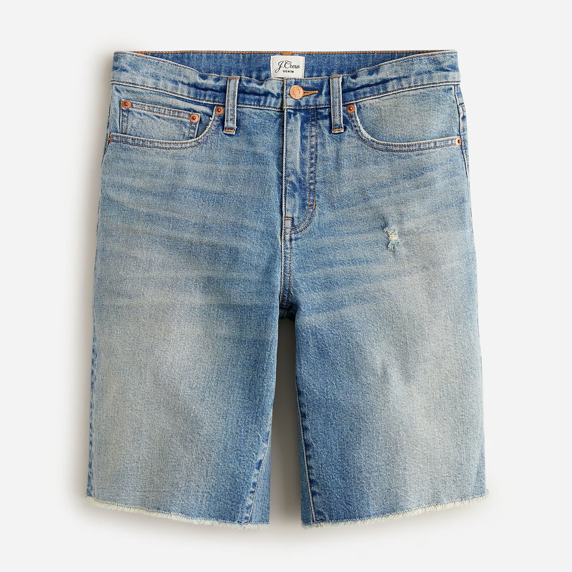 Long denim shorts in Norwalk wash | J.Crew US