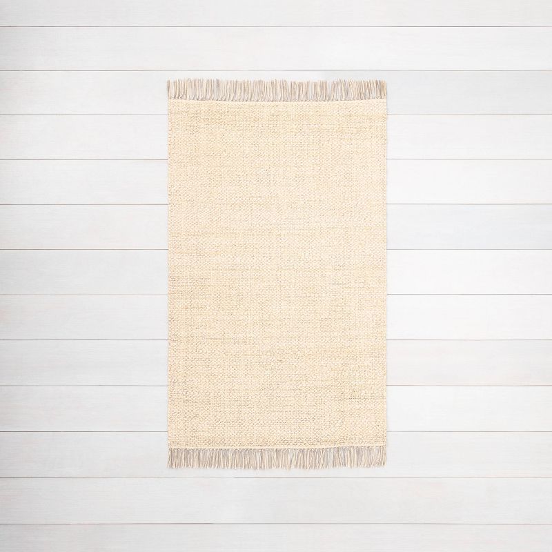 Bleached Jute Fringe Rug - Hearth & Hand™ with Magnolia | Target