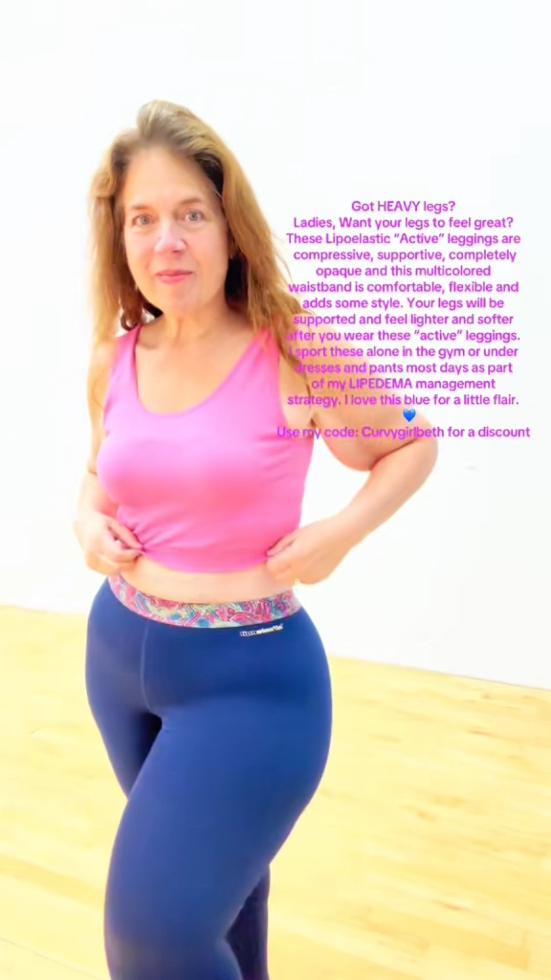 Got Swollen Legs? 🦵 

These @Lipoelastic “Active” leggings will help support your legs and help prevent swelling /heaviness.

Drop some 💜💜💜 if you’re a Lipedema girlie, too. Or, reach out if  you need more clarification. 💬👇

You’re gonna love how these make your legs feel and how comfortable these “Active” leggings are to wear all day👏

#LTKOver40 #lipedema #lipedemaawareness #compressionleggings

#LTKPlusSize #LTKActive #LTKMidsize