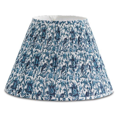 Southern Blues Lampshade, Blue/White | One Kings Lane