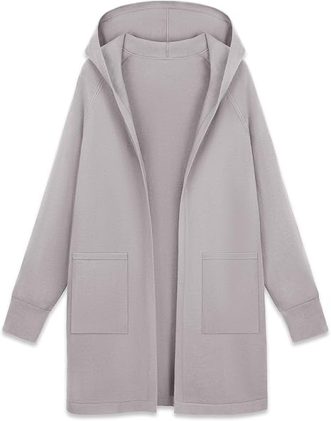 MAGCOMSEN Women's Cardigan Open Front Knit Hoodie Sweater Coatigan Jacket 2024 Casual Fall Trendy... | Amazon (US)