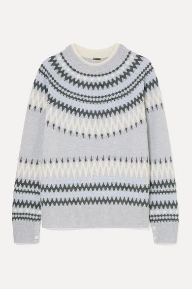 Fair Isle knitted sweater | NET-A-PORTER (US)