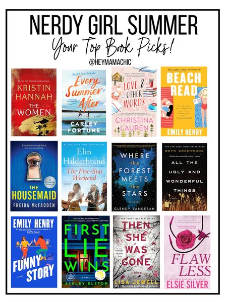 Top Summer book reads recommended by friends and followers!

#LTKTravel #LTKFindsUnder50 #LTKHome