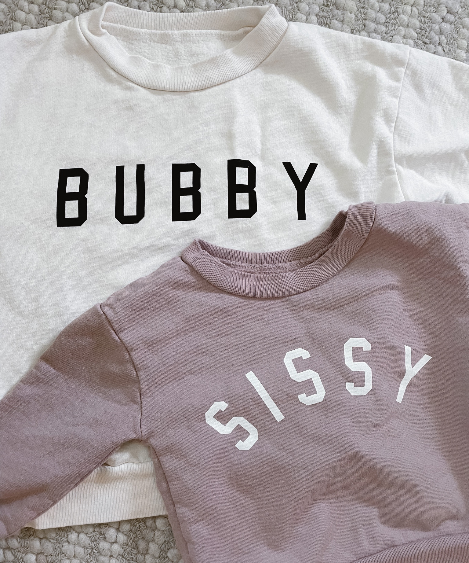 sibling matching outfit. sweatshirts for toddler boy + baby girl. 

#LTKfamily #LTKkids #LTKbaby