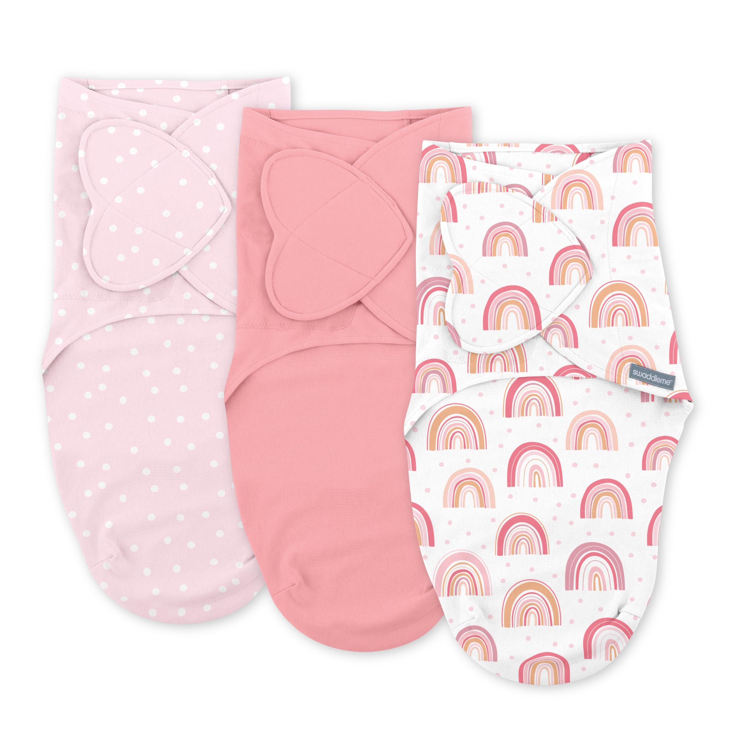 SwaddleMe by Ingenuity Monogram Collection Baby Swaddle, 100% Cotton, Improves Sleep & Calms Star... | Amazon (US)