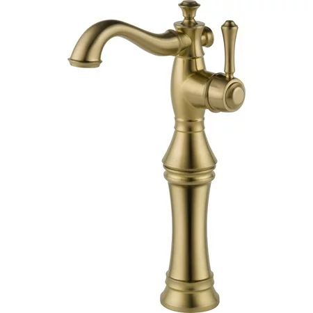 Delta Cassidy Single Handle Vessel Bathroom Faucet, Champagne Bronze | Walmart (US)