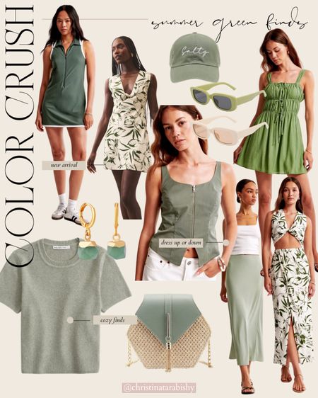 Color Crush: Summer Green Finds 

#LTKStyleTip #LTKSeasonal