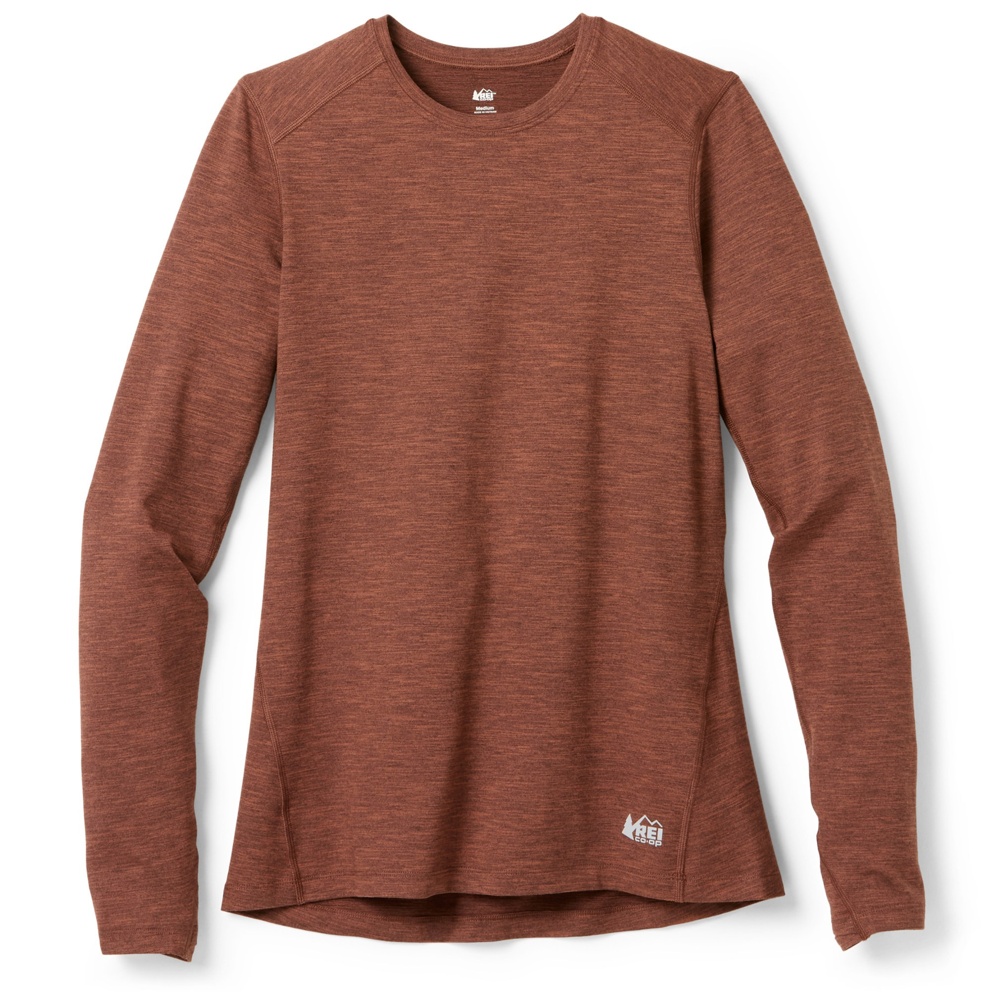 REI Co-op Women's Midweight Long-Sleeve Base Layer Top Red M | REI