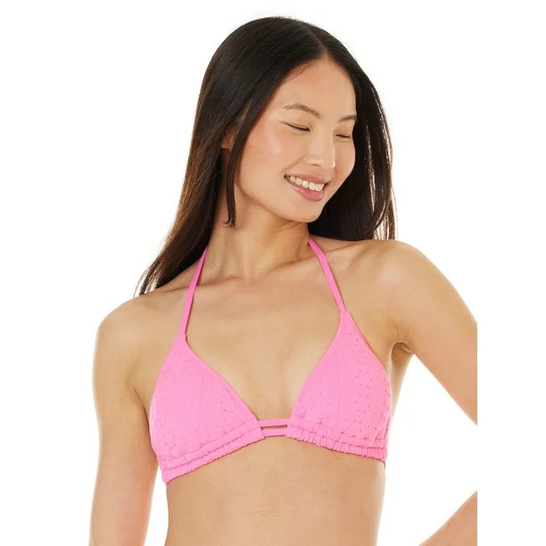Celebrity Pink Women's Eyelet Tri Top | Walmart (US)