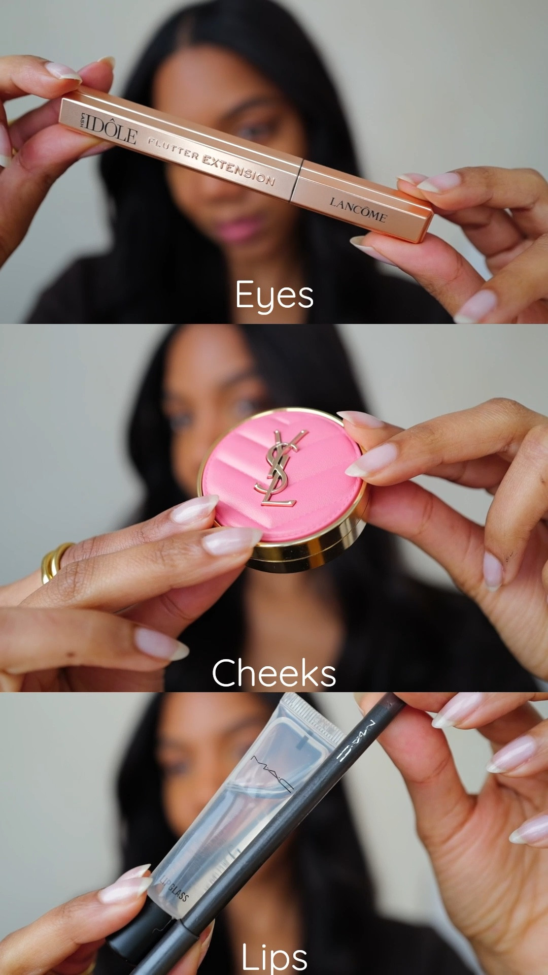 Blush shade 93
Lip liner shade chestnut




everyday makeup | minimal makeup | Black girl makeup | get ready with me | grwm | mac chestnut lip liner | ysl blush |lancome mascara | lash idole flutter extension | ysl make me blush | mac lipgloss | 

#LTKWatchNow #LTKFindsUnder100 #LTKBeauty