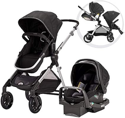 Pivot Xpand Modular Travel System with SafeMax Infant Car Seat, Stallion Black | Amazon (US)