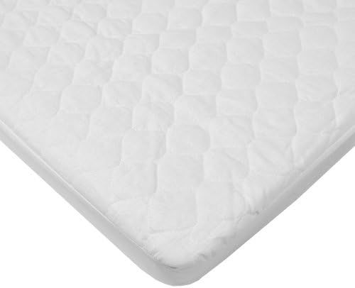 American Baby Company Waterproof Quilted Cotton Bassinet Size Fitted Mattress Pad Cover, White, f... | Amazon (US)