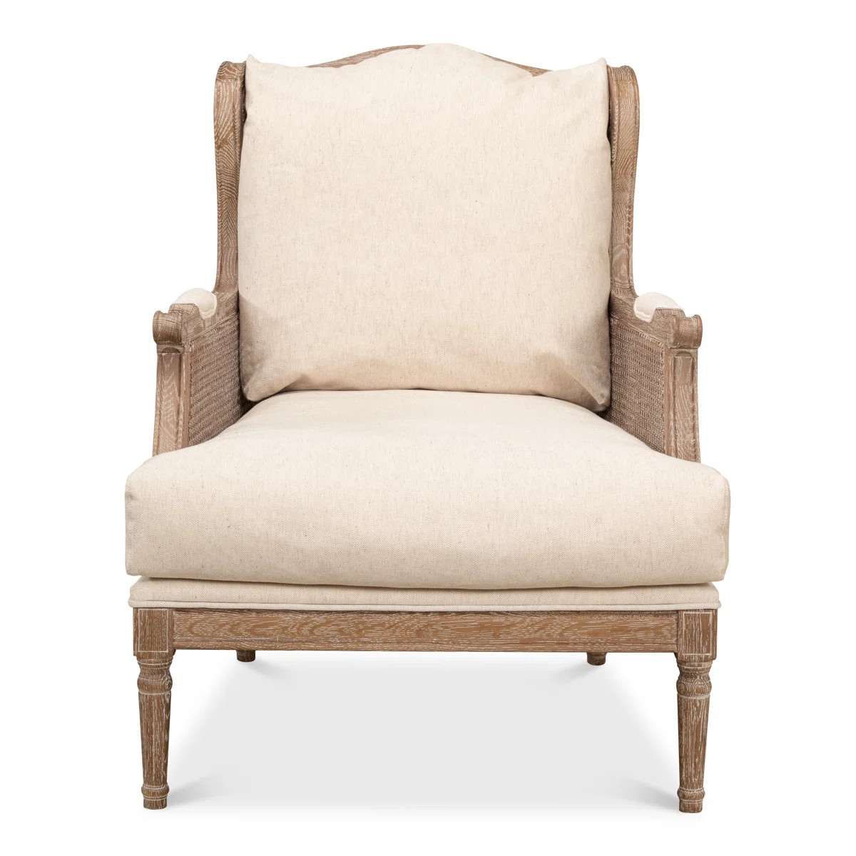 This wingback chair is a refined addition to your home decor. Supported by a sturdy solid wood fr... | Wayfair North America