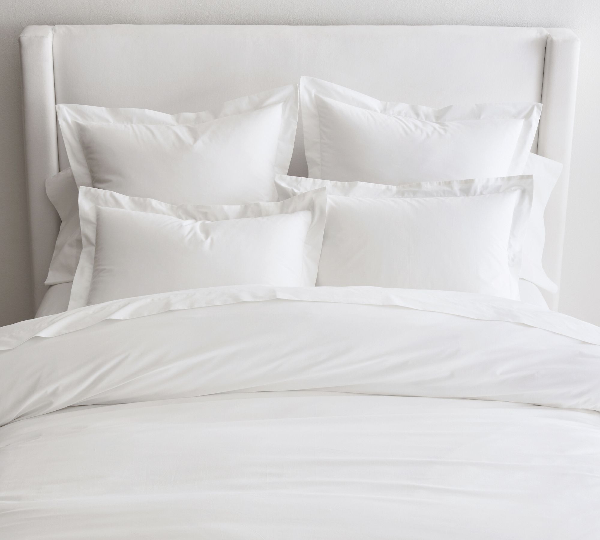 Everyday Percale Duvet, White, Full/Queen | Pottery Barn (US)