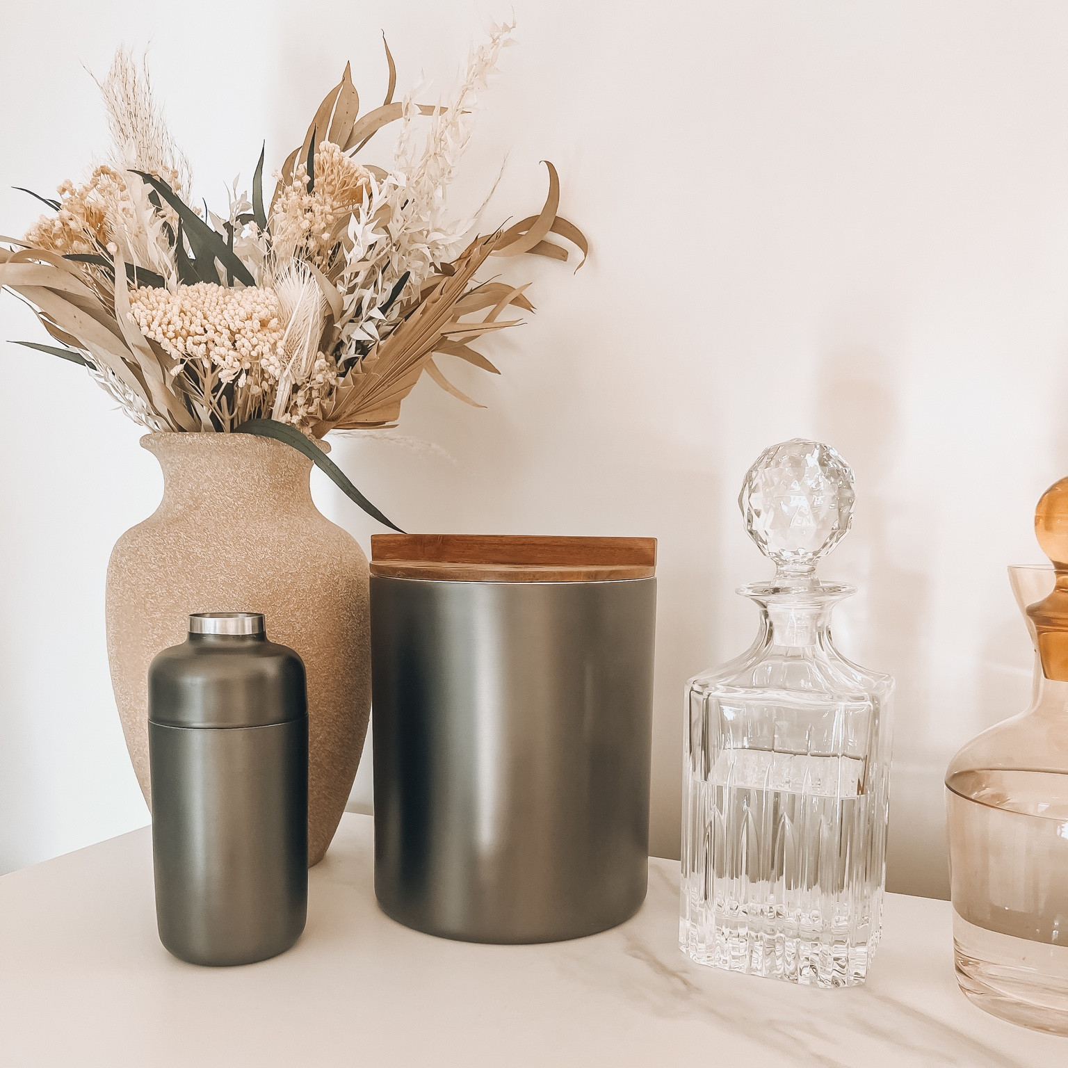 Bar cart styling ideas. Bar decor ideas for your home. #barcart #baedecorideas #barcartstyling #barideas #barstyling #bardecor #shakers #cocktailshakers #decanter 

#LTKSeasonal #LTKHoliday #LTKhome