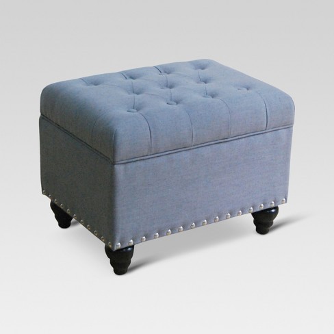 Danbury Tufted Storage Ottoman with Nailheads - Threshold™ | Target