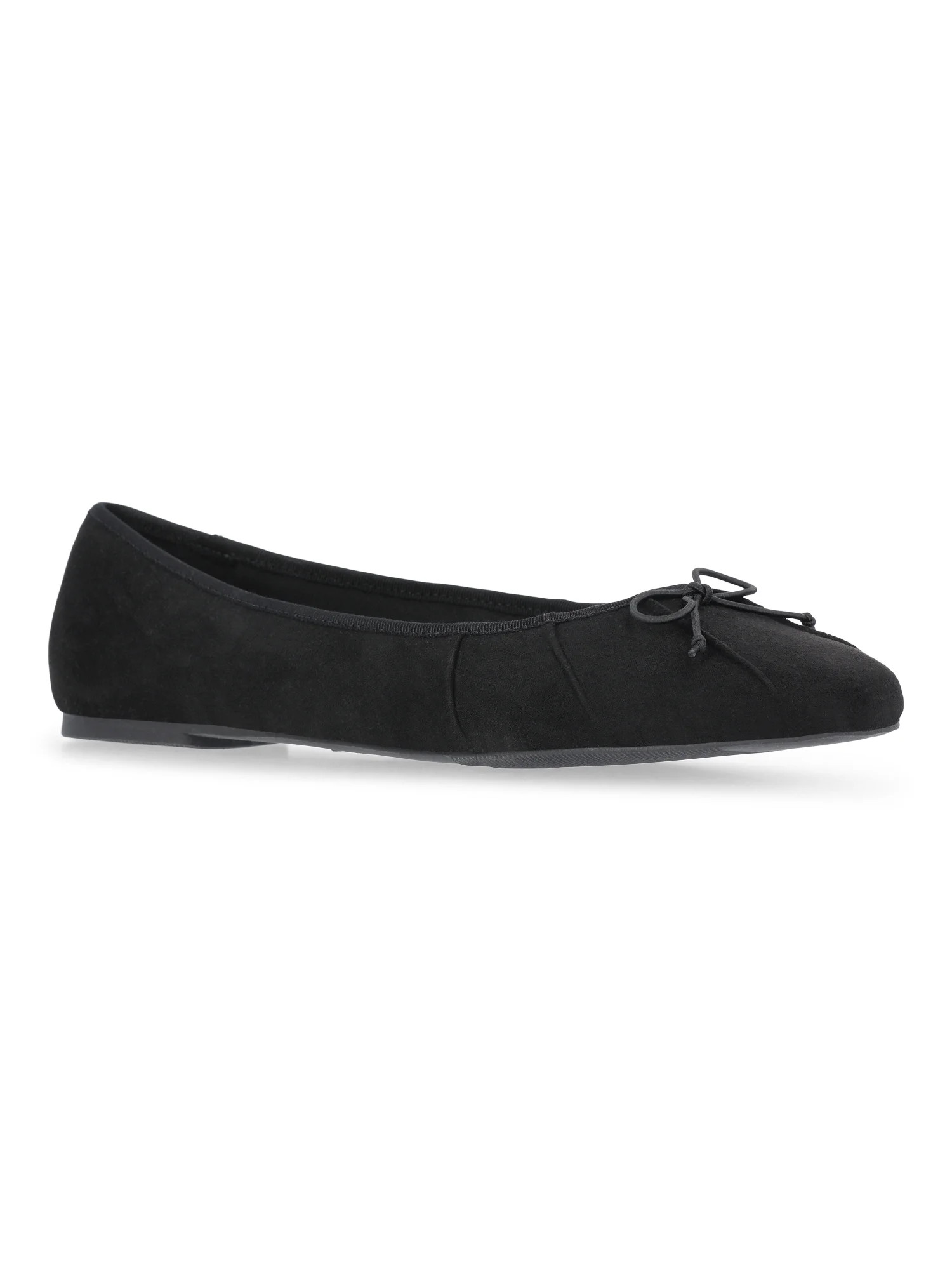 Time and Tru Women's Pleated Ballet Flats | Walmart (US)