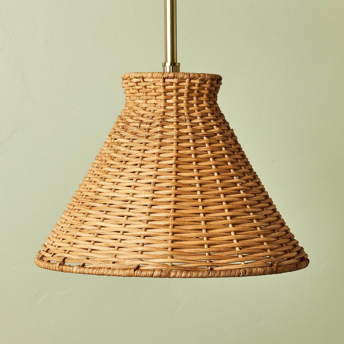 Brass with Rattan Shade Pendant Light - Hearth & Hand™ with Magnolia | Target