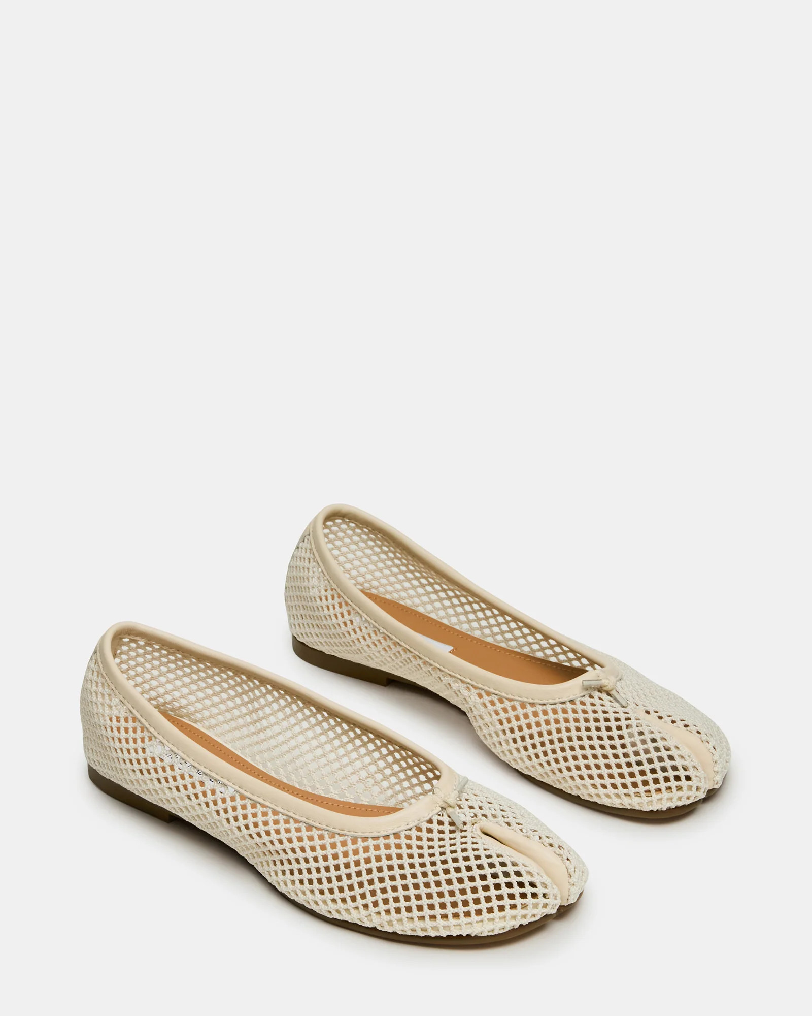 Steve Madden Women's Calico Mesh Flats - Bone - Size 7 - Leather | Steve Madden (US)