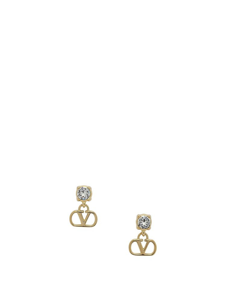 Valentino	VLogo Signature Embellished Earrings | Cettire Global