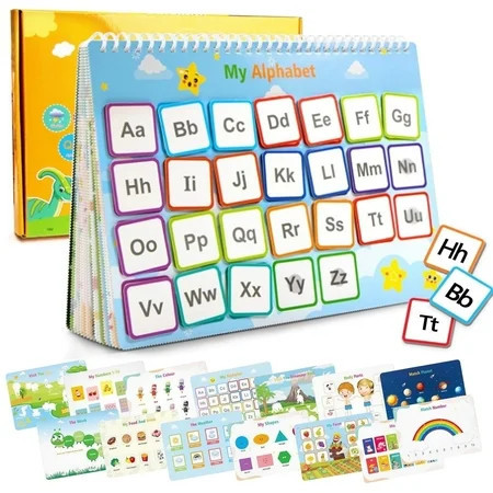 Xueyu Busy Book for Kids, Montessori Autism Sensory Educational Toys, 15 Pages Toddlers Preschool Activity Binder and Early Learning Toys, for Boys & Girls Develops Fine Motor Skills | Walmart (US)