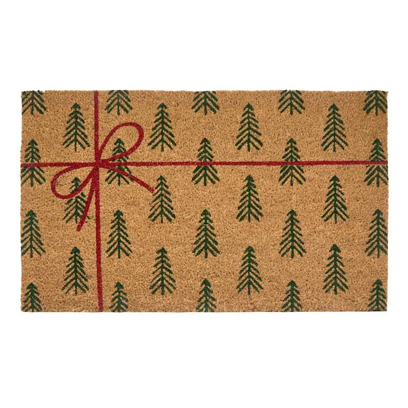 Holiday Gift Natural Coir Mat, Doormat | At Home