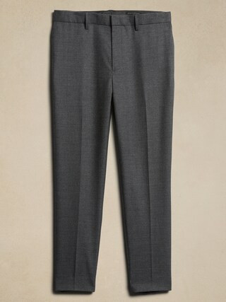 Tailored-Fit Wool-Blend Trouser | Banana Republic Factory