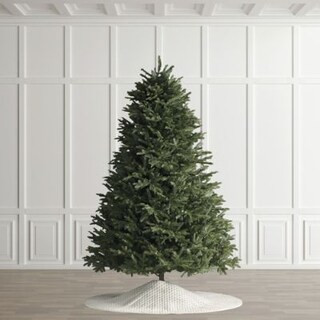 Windsor Noble Fir Full Profile Tree with Warm White LED Lights & Easy Assembly | Frontgate