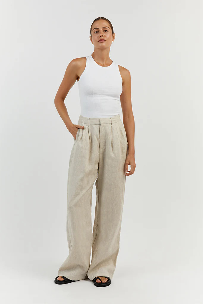 JENNA WHITE KNIT TANK | DISSH