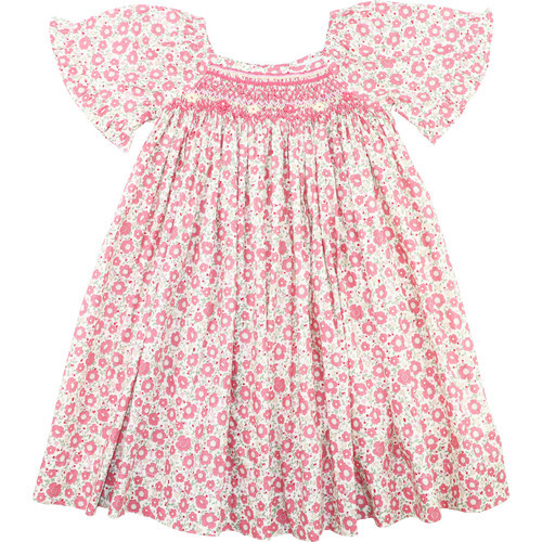 Pink Poppy Smocked Dress | Cecil and Lou