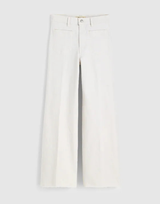 Flared Wide-Leg Crop Jeans | Madewell | Madewell