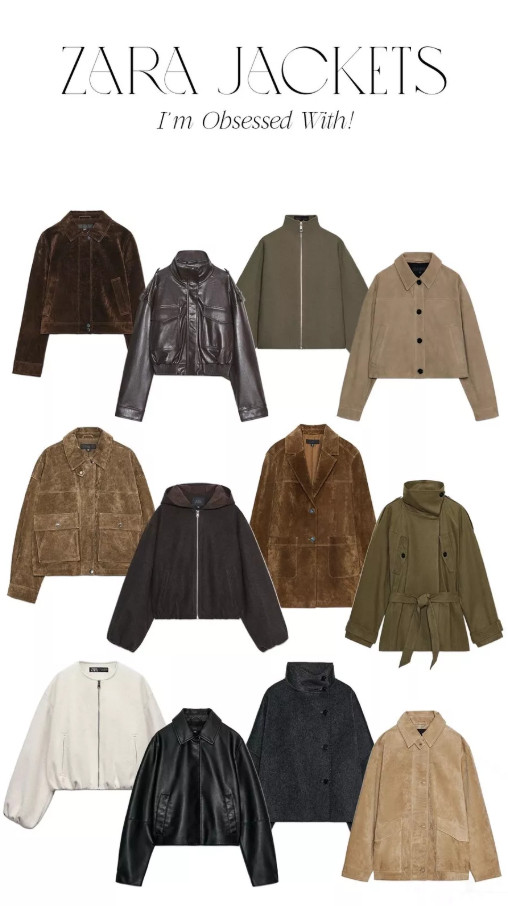 Zara Jackets I'm Obsessed with! 

 

#LTKootd #LTKHoliday #LTKU