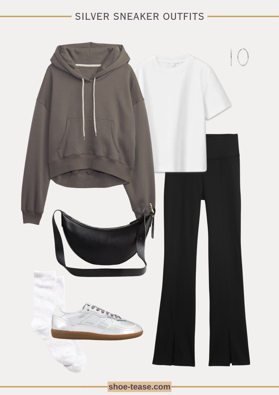 Fall outfit with black lings hoodie and silver sneakers. Makes a great travel outfit too!

#LTKSeasonal #LTKActive #LTKOver40