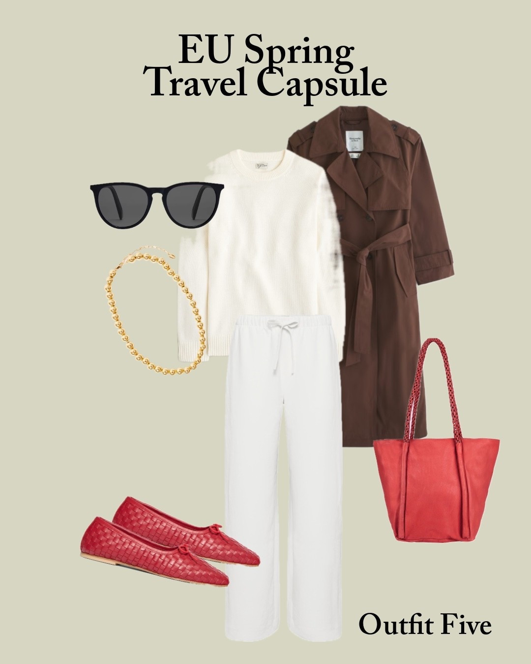 EU Spring Travel Capsule - Outfit 5

#LTKTravel #LTKSeasonal #LTKgrwm
