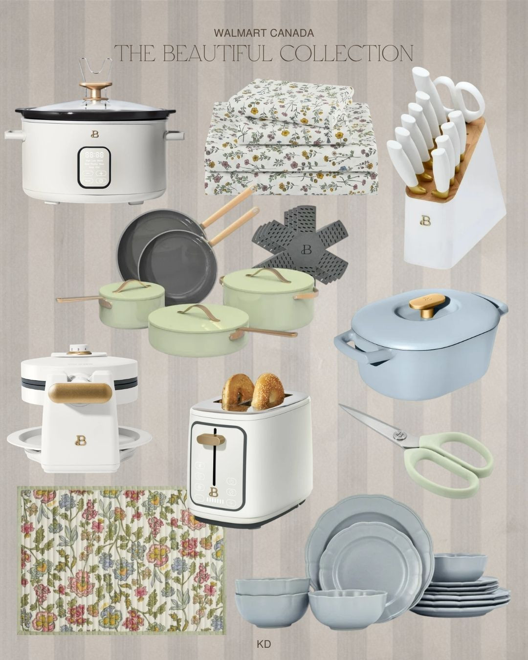 Walmart Canada: The Beautiful Collection by Drew Barrymore 

#walmartfinds #walmartcanada #kitchenappliances #kitchenmusthaves #smallkitchenappliance #stylishkitchengadgets #pots #toaster #slowcooker #kitchendecor #kitchenfinds #cookingtools #cookingpots #cookingfinds #dinnerware #dishes #decorfinds #diningfinds #knives #blender #personalblender #wafflemaker #coffeemachine  

 #LTKSeasonal #LTKHome #LTKSaleAlert