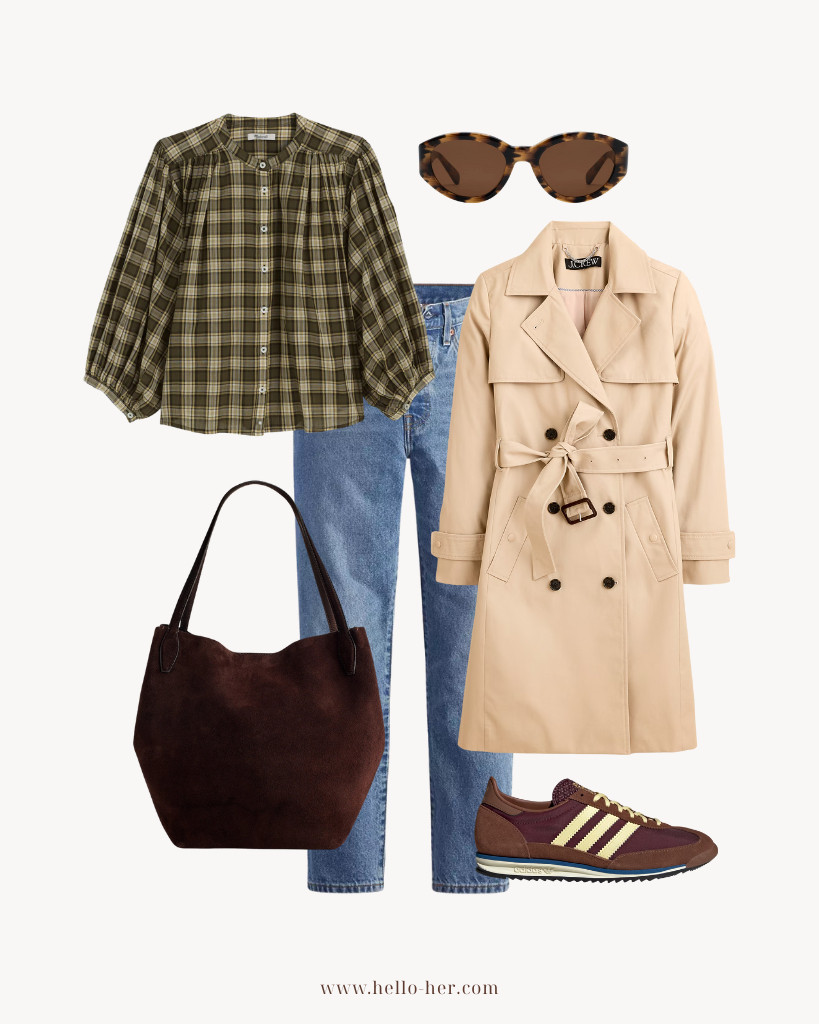 Fall Capsule Wardrobe 🍂 Heading to the farmers market this fall? Dress down your favorite blouse with a comfy pair of sneakers!  

 #LTKSeasonal