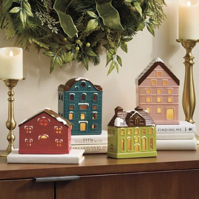 Cheerful Village Houses, Set of 4 | Grandin Road