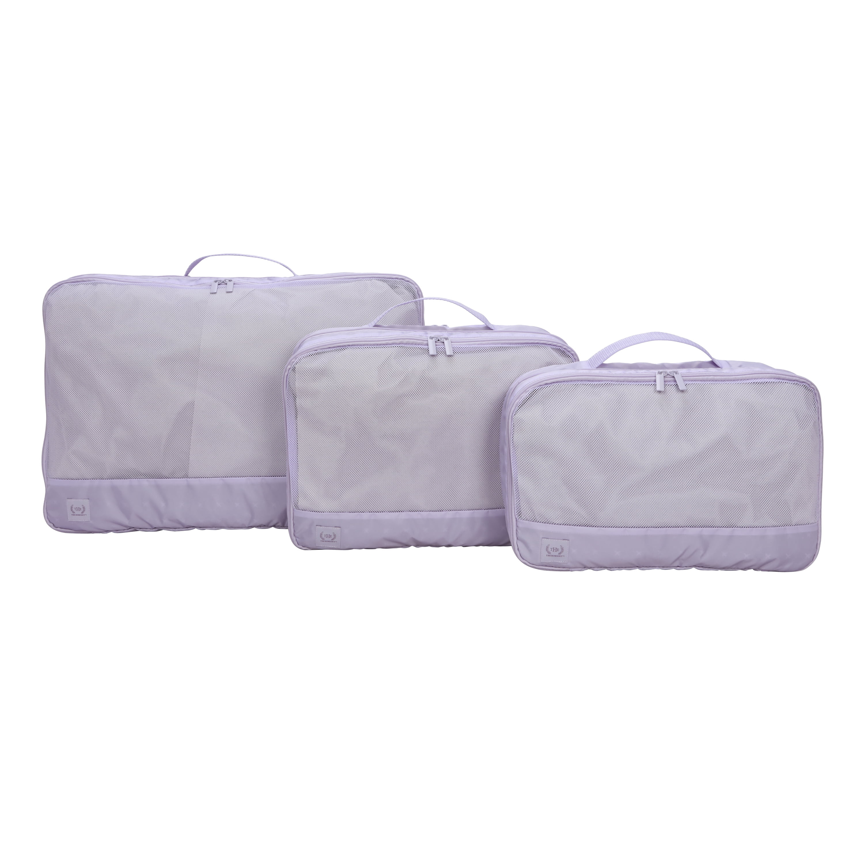 The Home Edit Expandable Travel 3 Piece Packing Cubes, Lavender | Walmart (US)