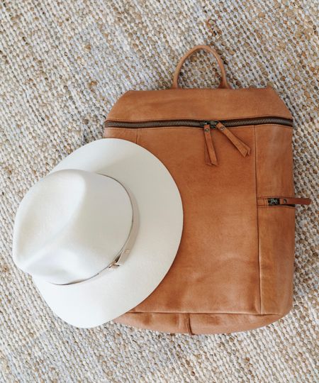 In love with my new hat & leather backpack!!! Grab these while you can— stock is limited. Both are such nice quality! Highly recommend! Fall outfit inspo is coming soon. Happy weekend!  

#falloutfits #familypictures

#LTKfindsunder100 #LTKSeasonal #LTKGiftGuide