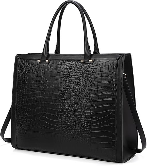 Laptop Tote Bag for Women, Laptop Purse Bag 15.6 Inch Computer Bag, Work Tote Bag Briefcase Busin... | Amazon (US)